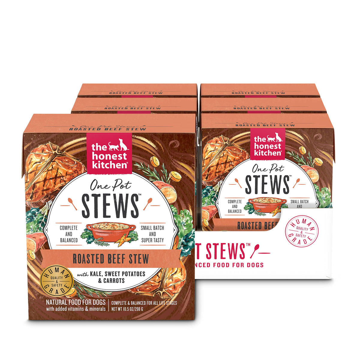 The Honest Kitchen estofado ternera-kale: plato principal sabroso y nutritivo para perros