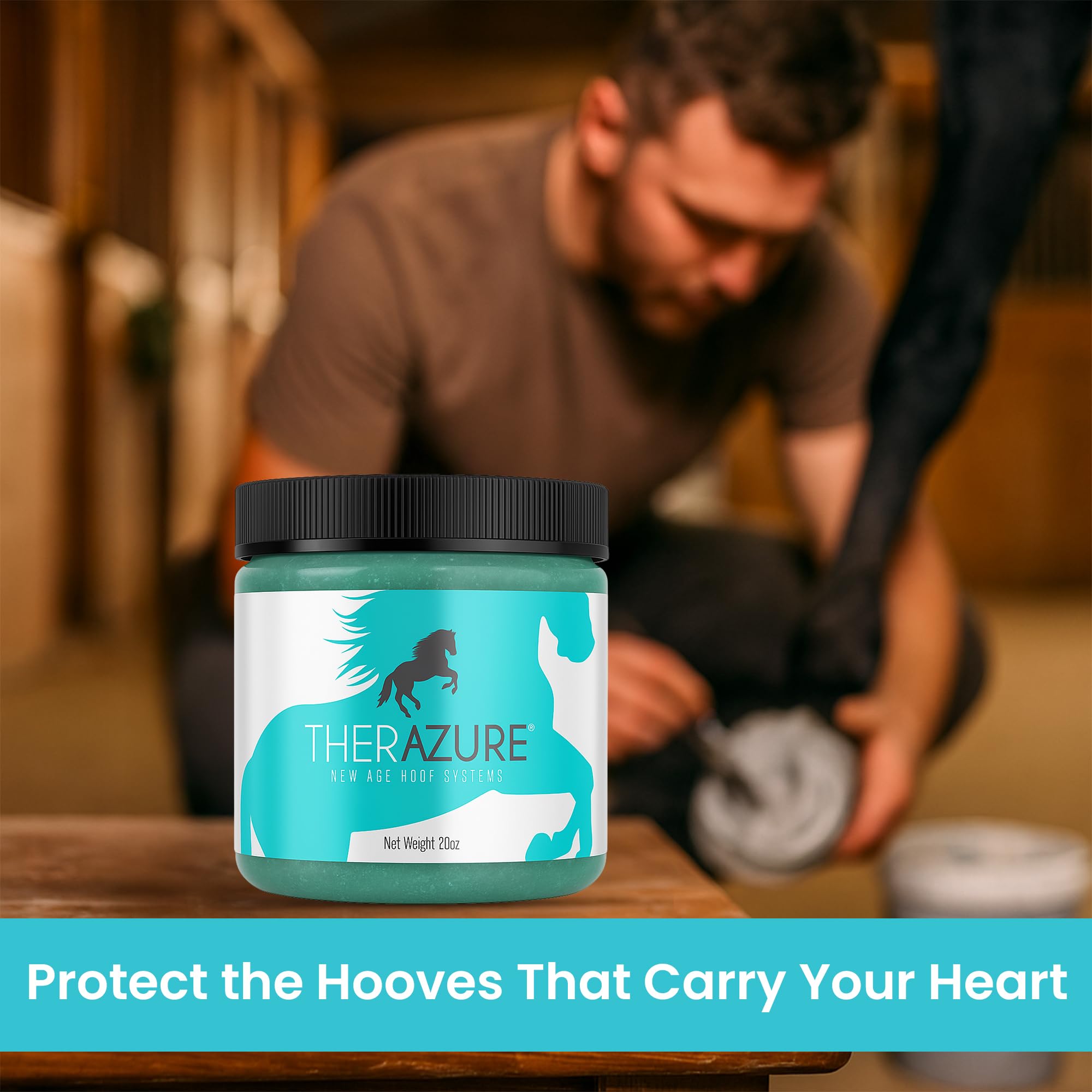 Therazure arcilla casco frasco de 20 oz para más aplicaciones