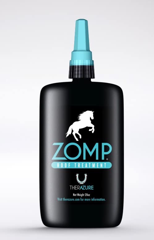 Therazure Zomp aplicado en casco de caballo con aplicación precisa