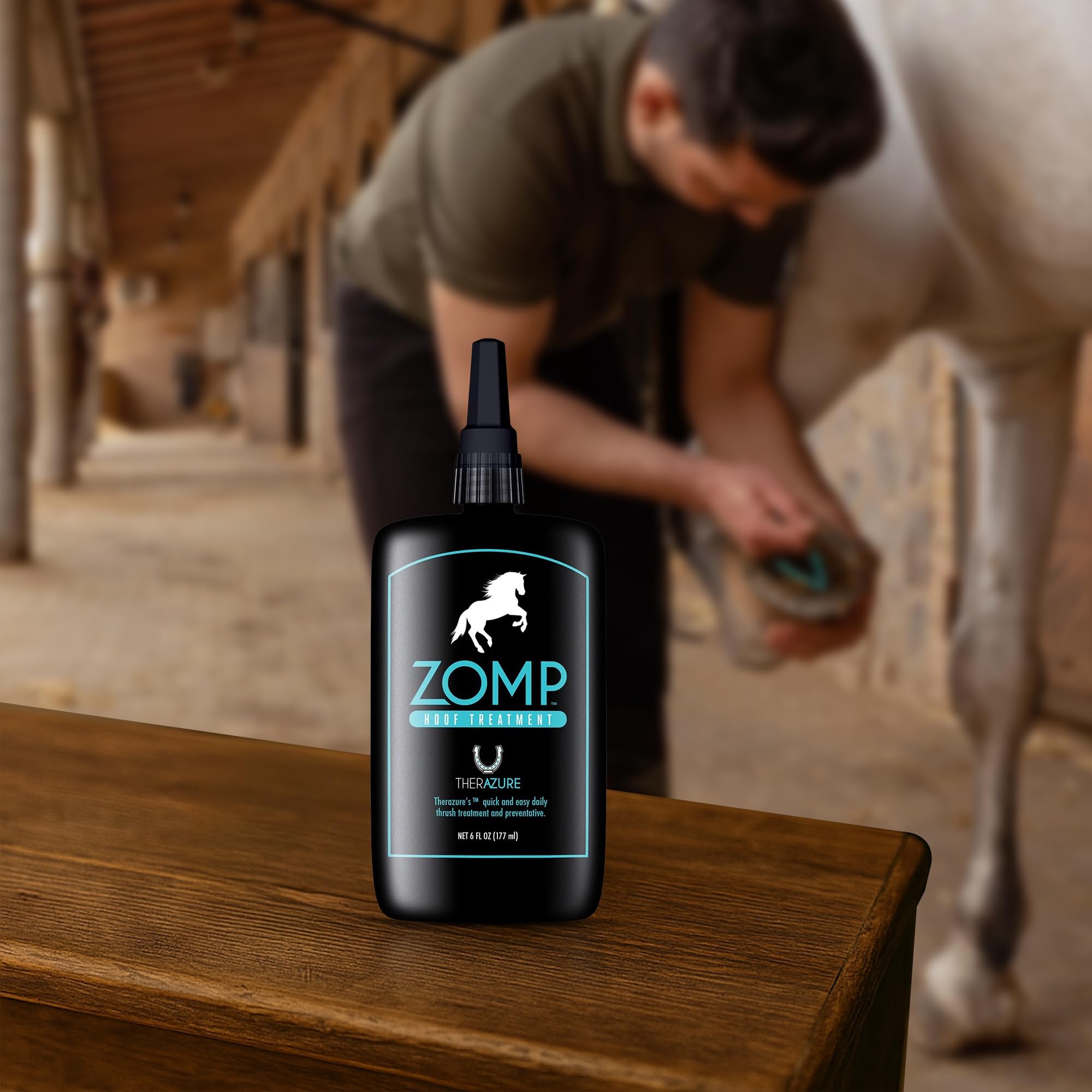 Zomp ayuda a la rutina diaria de cuidado de cascos