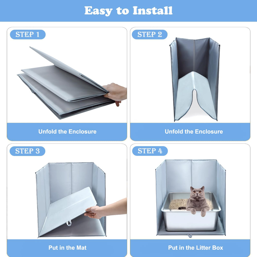 THINMUHAND interior espacioso para gatos de hasta 15 libras