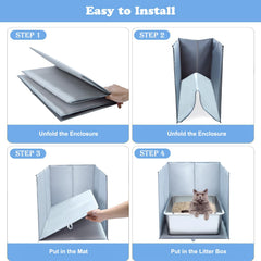 THINMUHAND interior espacioso para gatos de hasta 15 libras