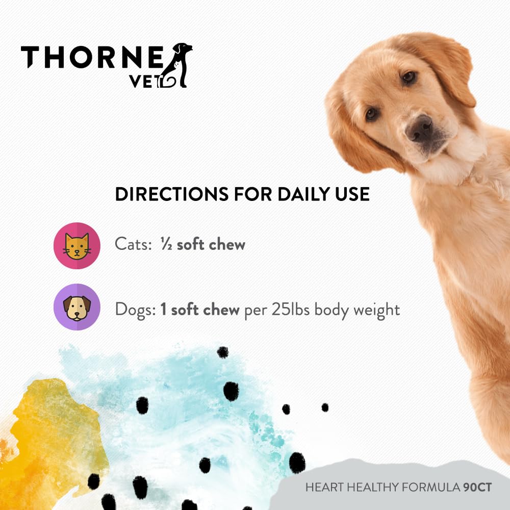 ThorneVET Fórmula empaque, caja de 90 masticables para perros y gatos.