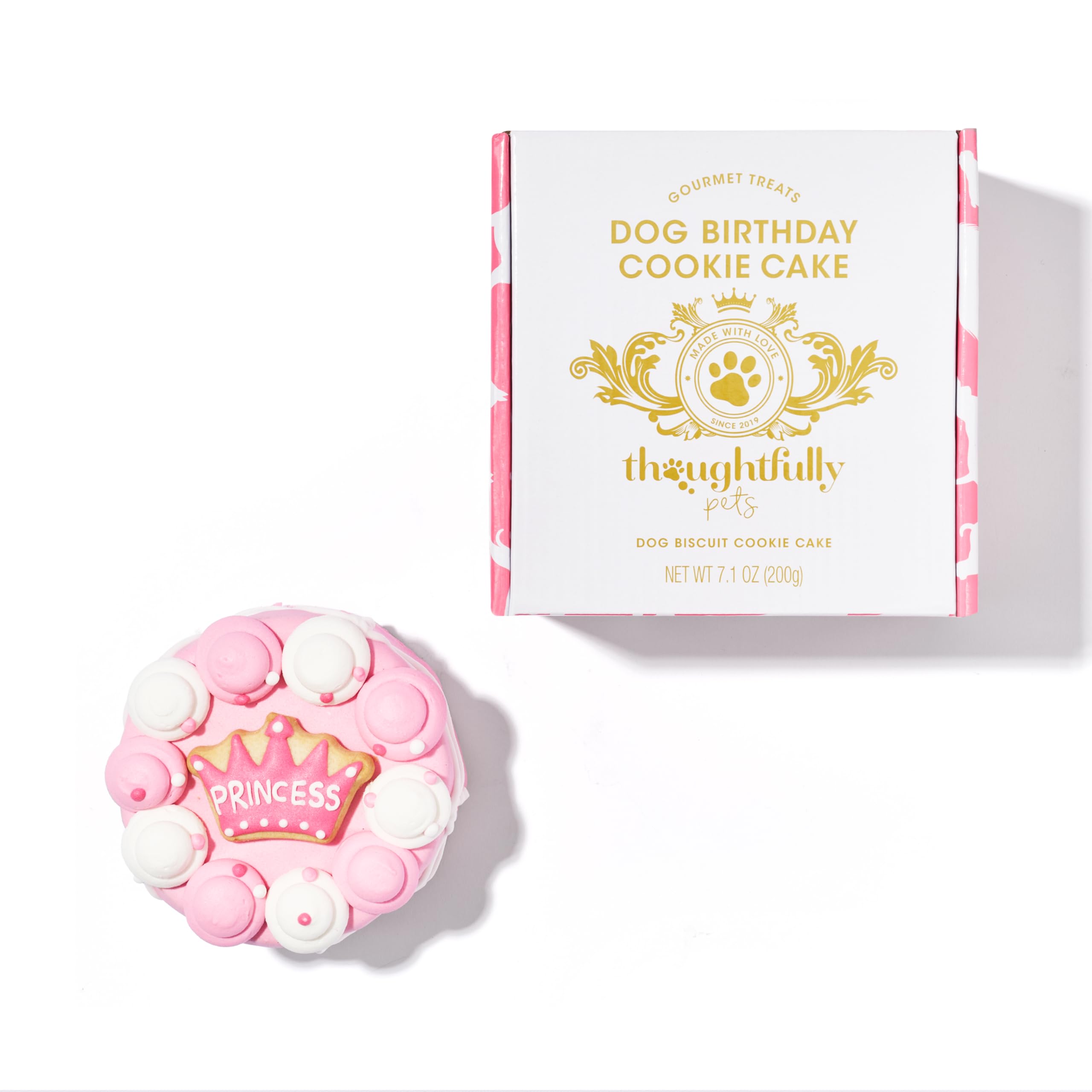 Thoughtfully Pets diseño princesa rosa para fiesta canina