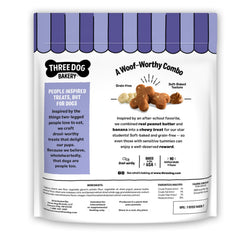 Three Dog Bakery Woofers galletas suaves, fáciles de masticar para perros de todas las edades.