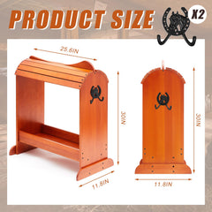 Threehoney borde superior curvado protege la silla de montar.