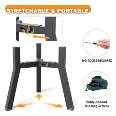 TIDANT base ergonómica anti vuelco mantiene estable el conjunto durante la comida.