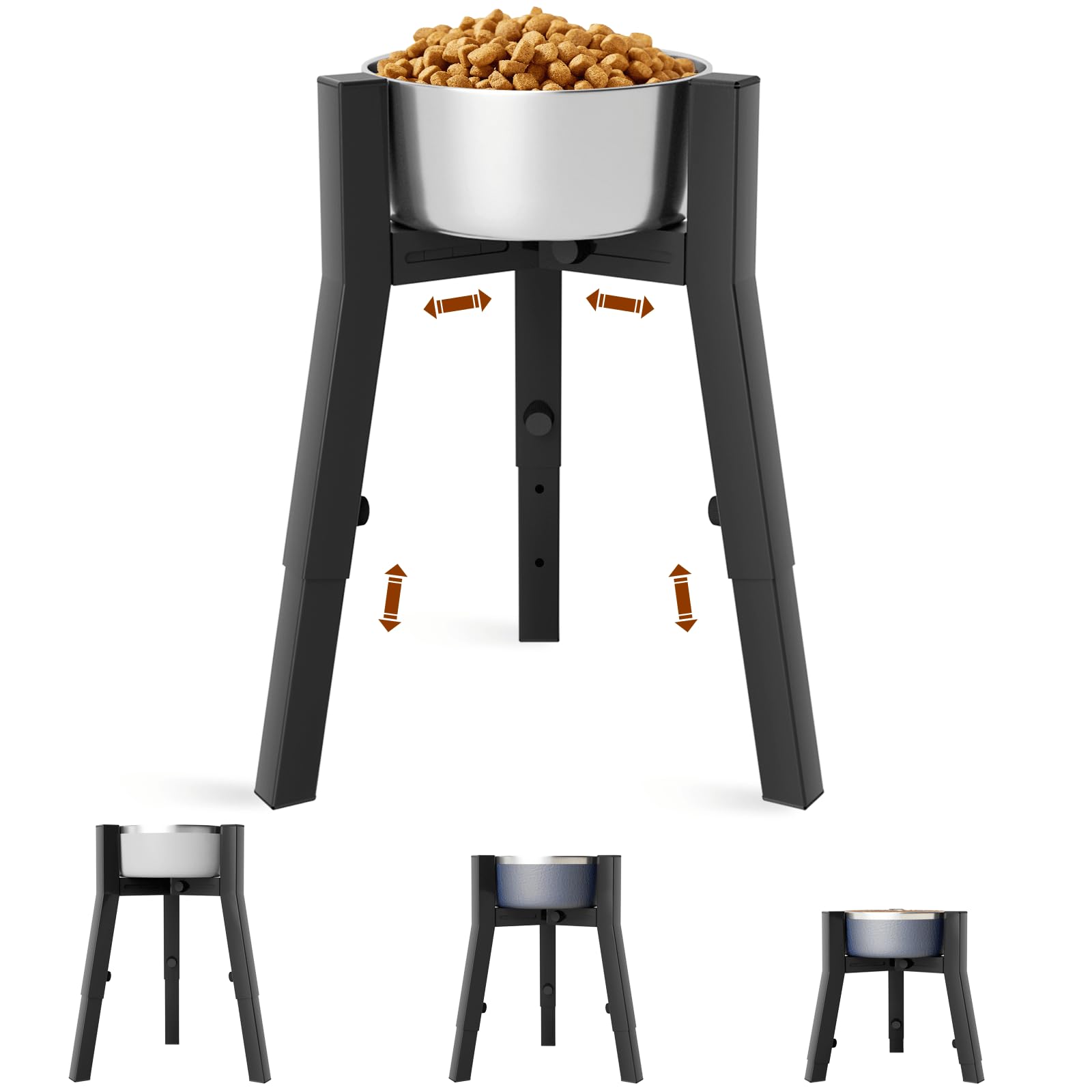 TIDANT soporte tazón perro alta ajuste para comidas cómodas y ergonómicas.