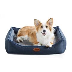 Tidore cama ortopédica para perros, vista frontal, soporte cómodo para articulaciones.