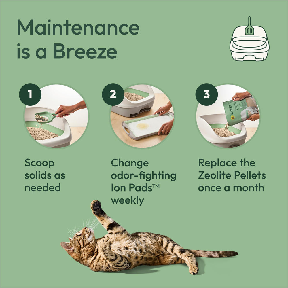 Kit Breeze Tidycats todo-en-uno para mantenimiento sencillo