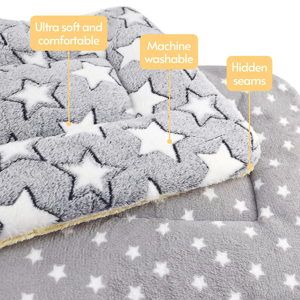 Manta Tierecare para gatos interiores; lavable a máquina para limpieza fácil.