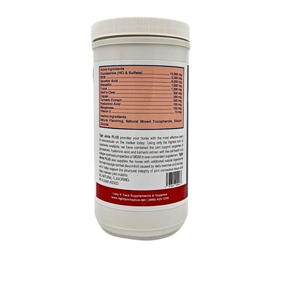 TIGHT JOINTS PLUS, cuchara medidora para dosis diaria fácil de usar.