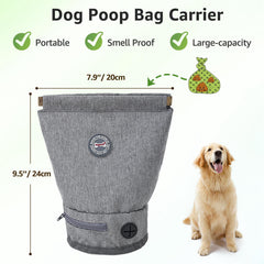 TIGOADT dispensador de bolsas para perro, acceso rápido para recoger heces