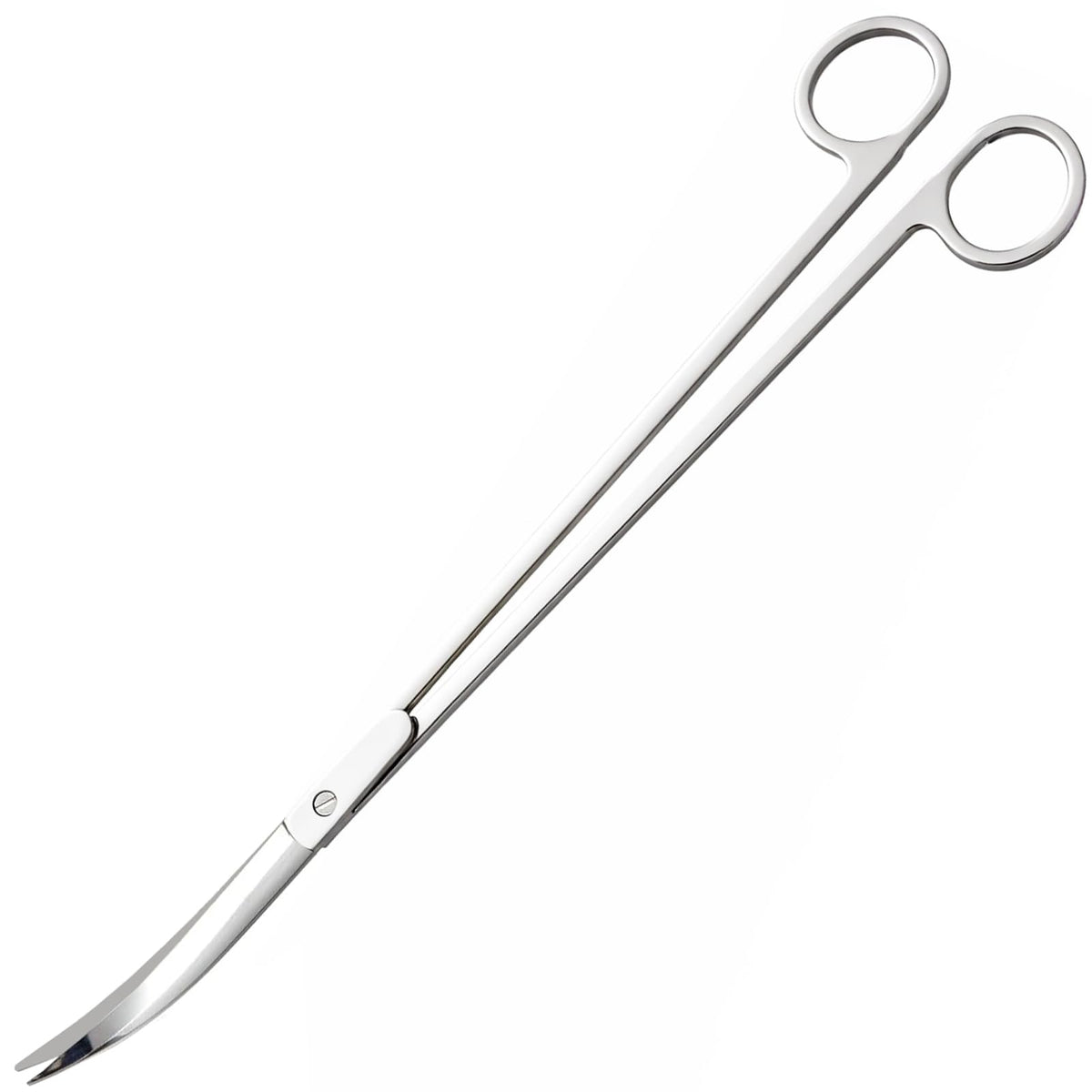 Tijeras de Acuario 12 pulgadas curvadas para alcance profundo y poda precisa.
