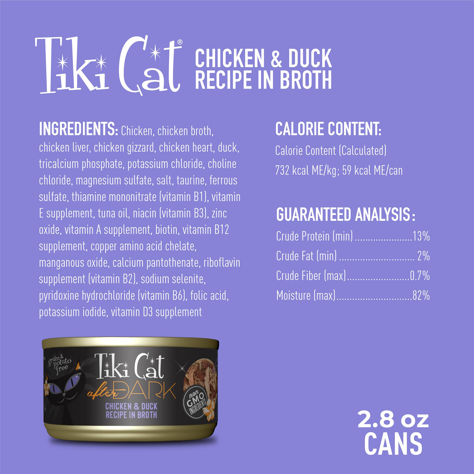 Tiki Cat After Dark: caldo sabroso que mejora la hidratación y textura del alimento.