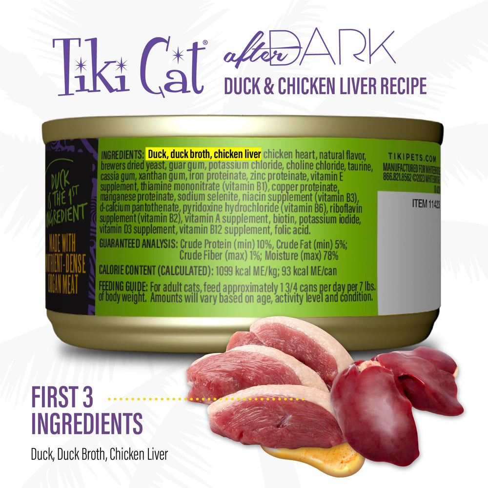 Pate After Dark: ingredientes clave para una nutrición felina equilibrada.