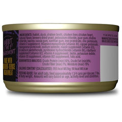 Tiki Cat After Dark: primer ingrediente conejo en pate