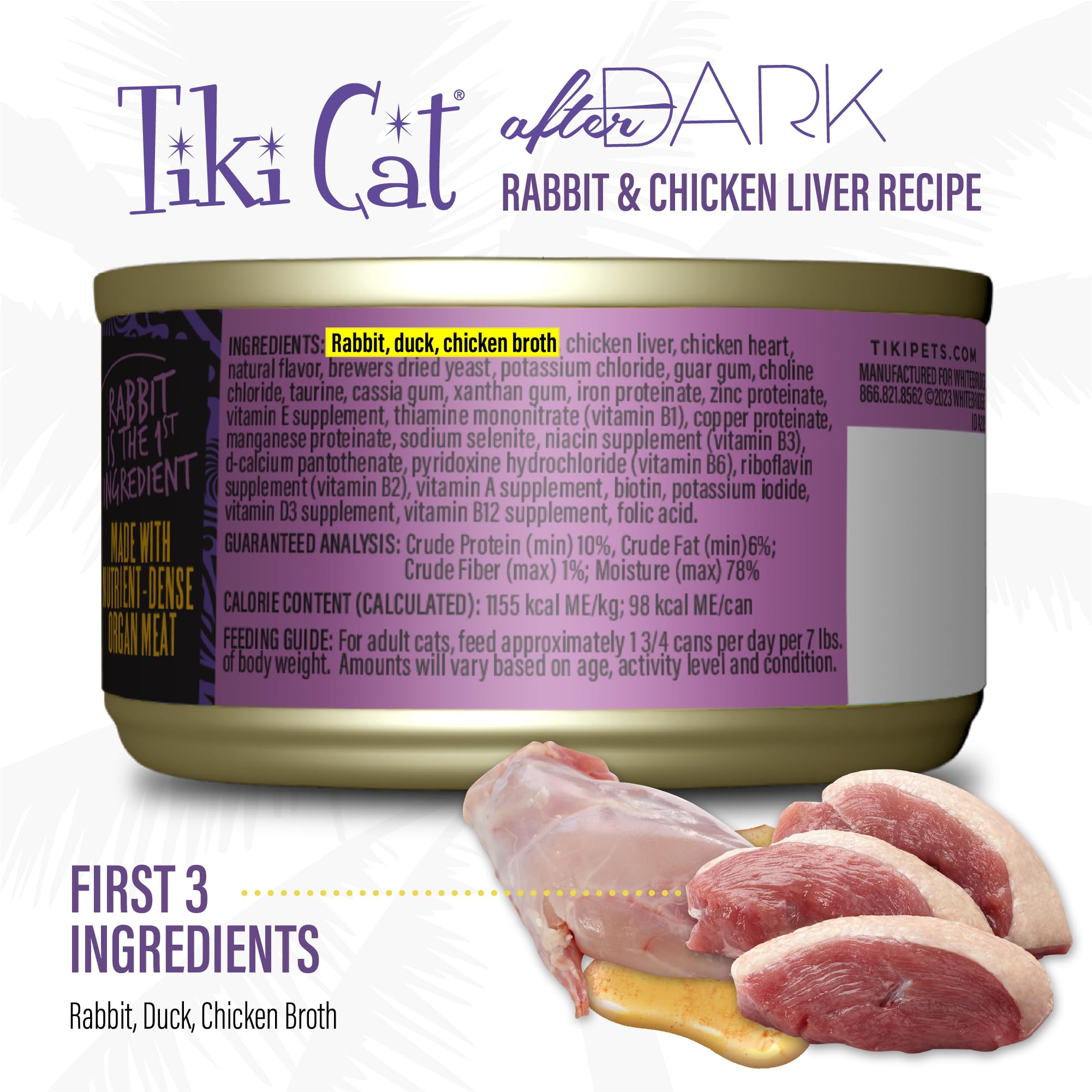 Tiki Cat After Dark: pate sin granos ni aditivos