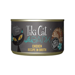 Tiki Cat After Dark con pollo troceado en caldo, ideal para la hidratación diaria