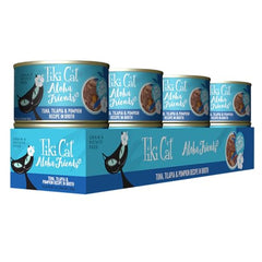 Tiki Cat Aloha Friends: lata de alimento húmedo de alta hidratación para gatos.