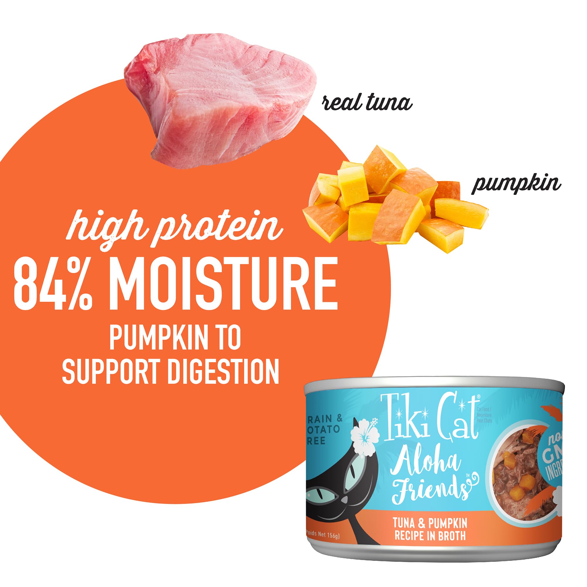 Tiki Cat Aloha Friends proteínas de pescado real para una dieta equilibrada
