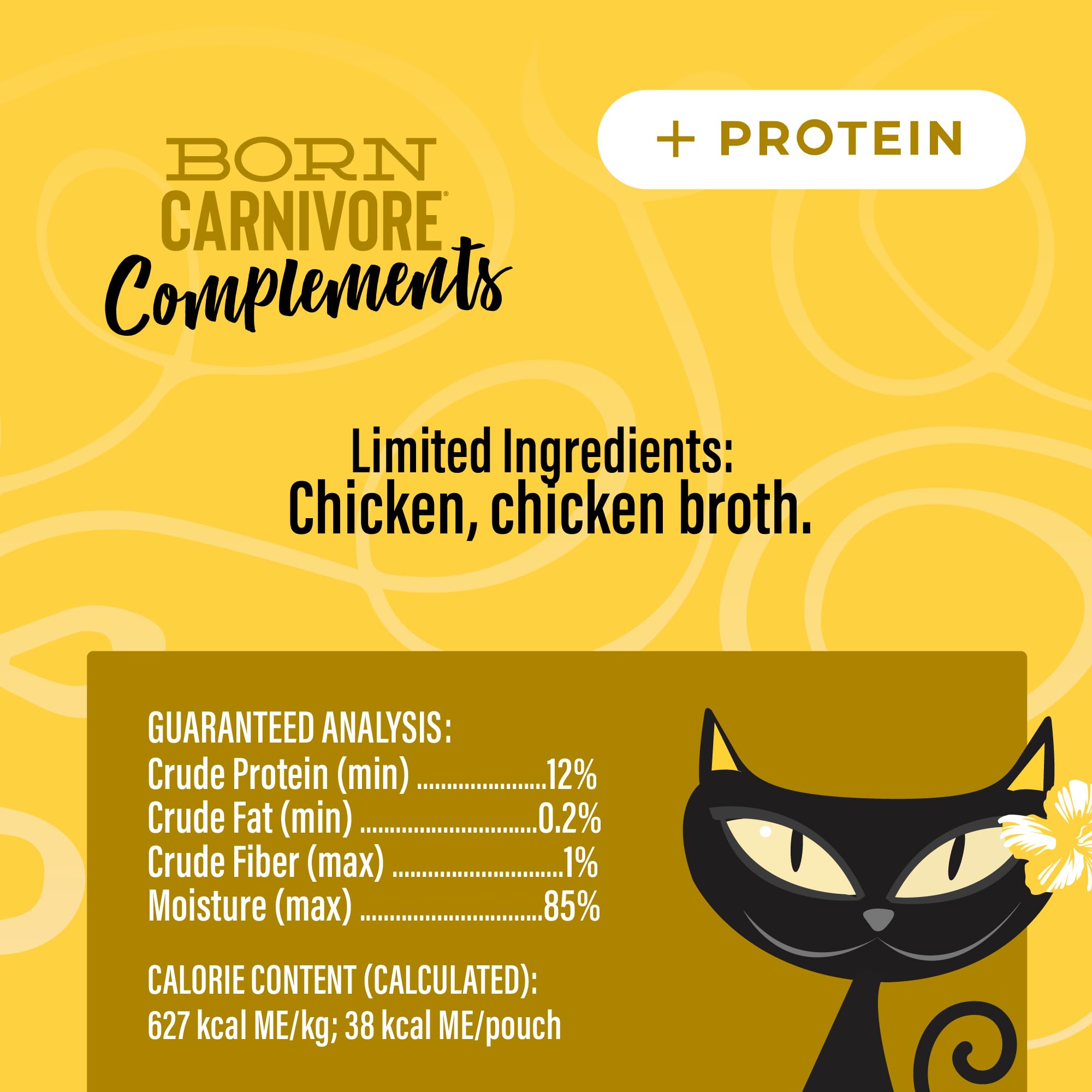 Tiki Cat Born Carnivore Complements empaque de 12 unidades para alimentación diaria.