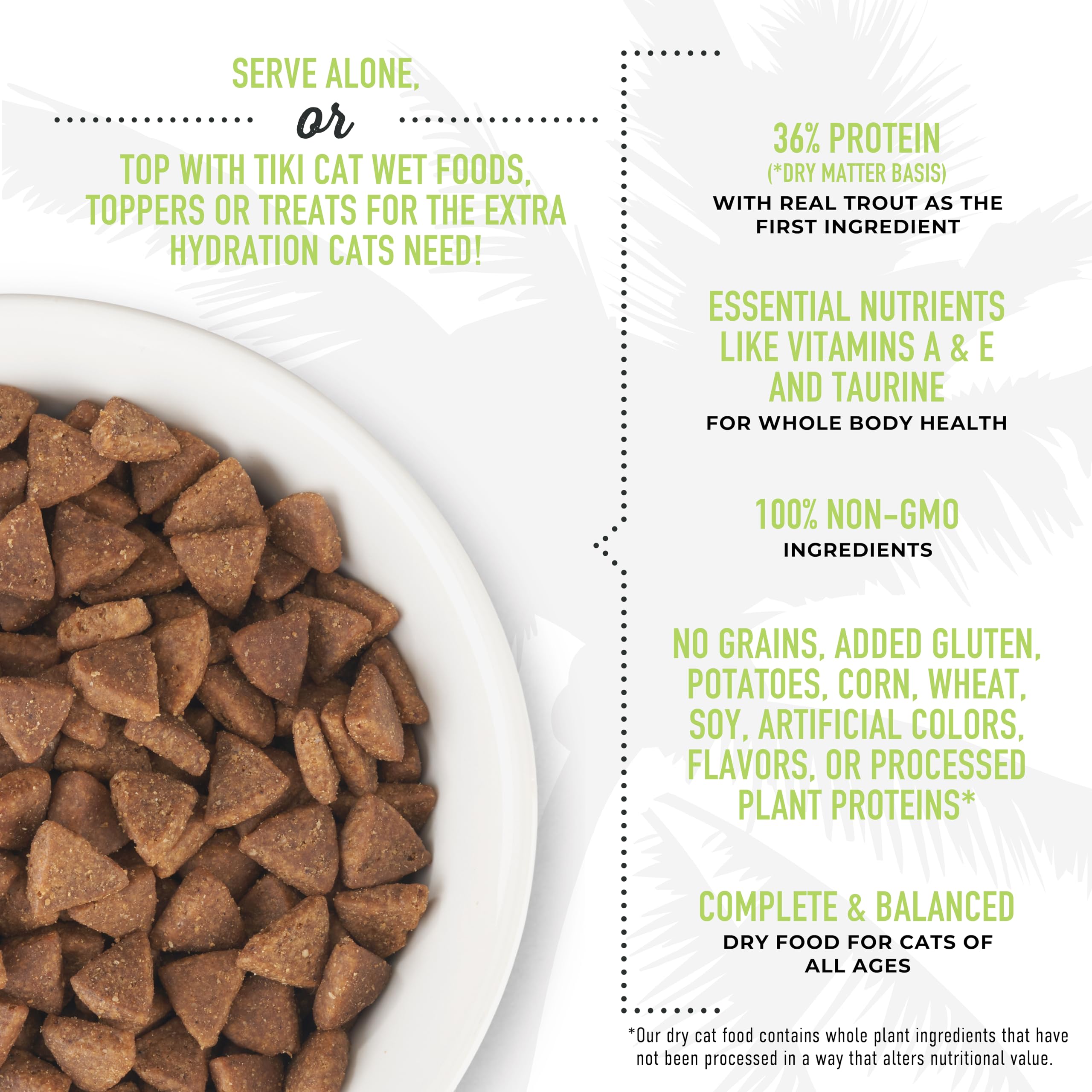 Tiki Cat Born Carnivore Indoor Health: croquetas crujientes que gustan a muchos gatos