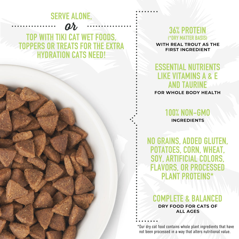 Tiki Cat Born Carnivore Indoor Health: croquetas crujientes que gustan a muchos gatos