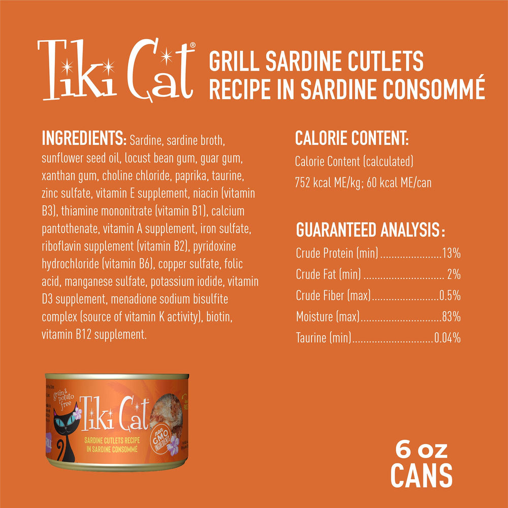 Tiki Cat Grill con gambas enteras en consommé, textura atractiva.