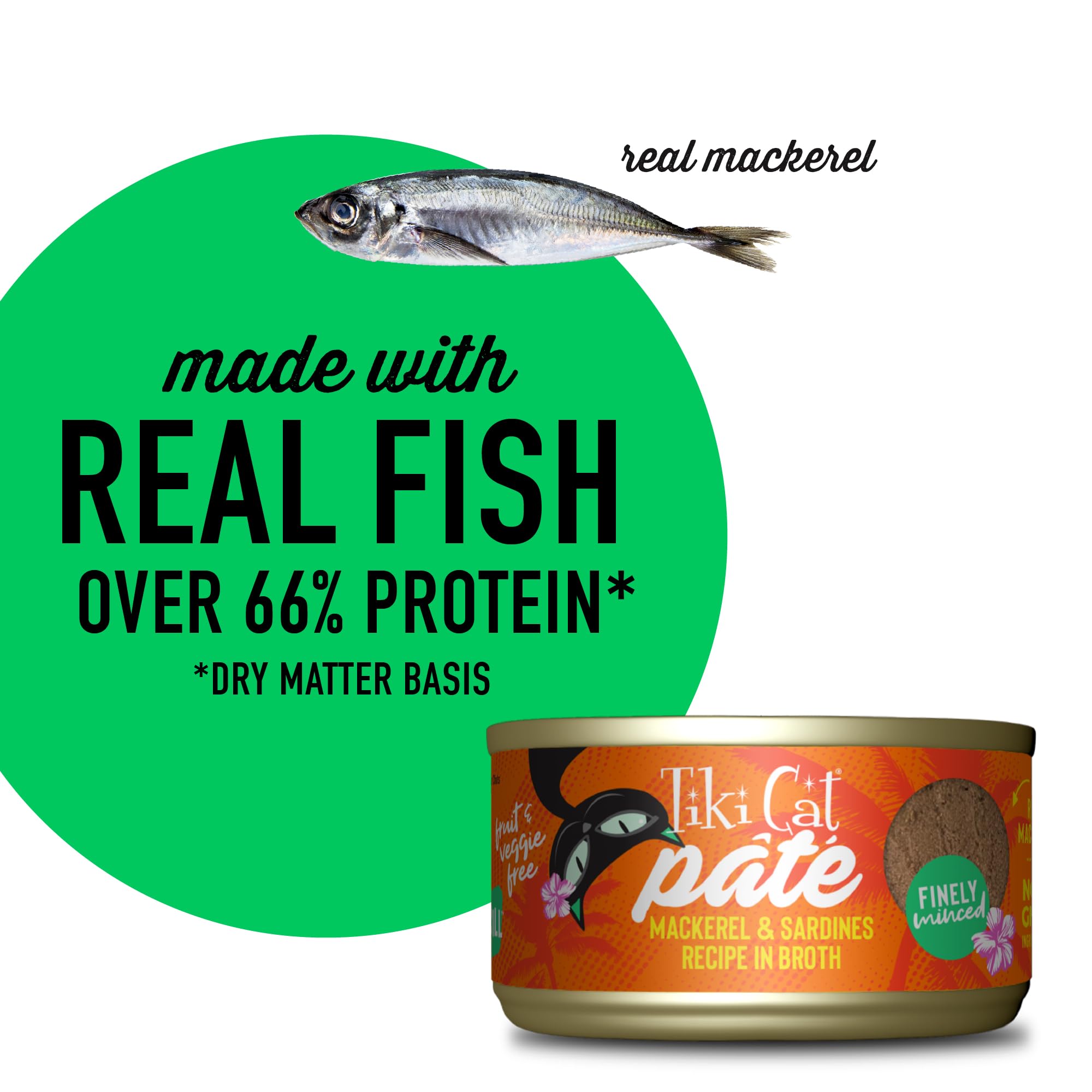 Tiki Cat Grill Pâté alta proteína, apoyo a una dieta carnívora equilibrada.