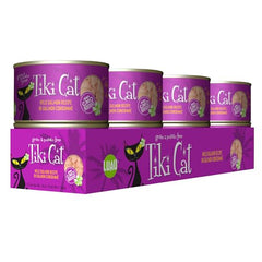 Tiki Cat Luau ingredientes-salmón: pescado real y carne para una dieta sabrosa.