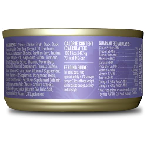 Tiki Cat Silver Comfort: lata de 68 g con pollo y pato para gatos mayores.