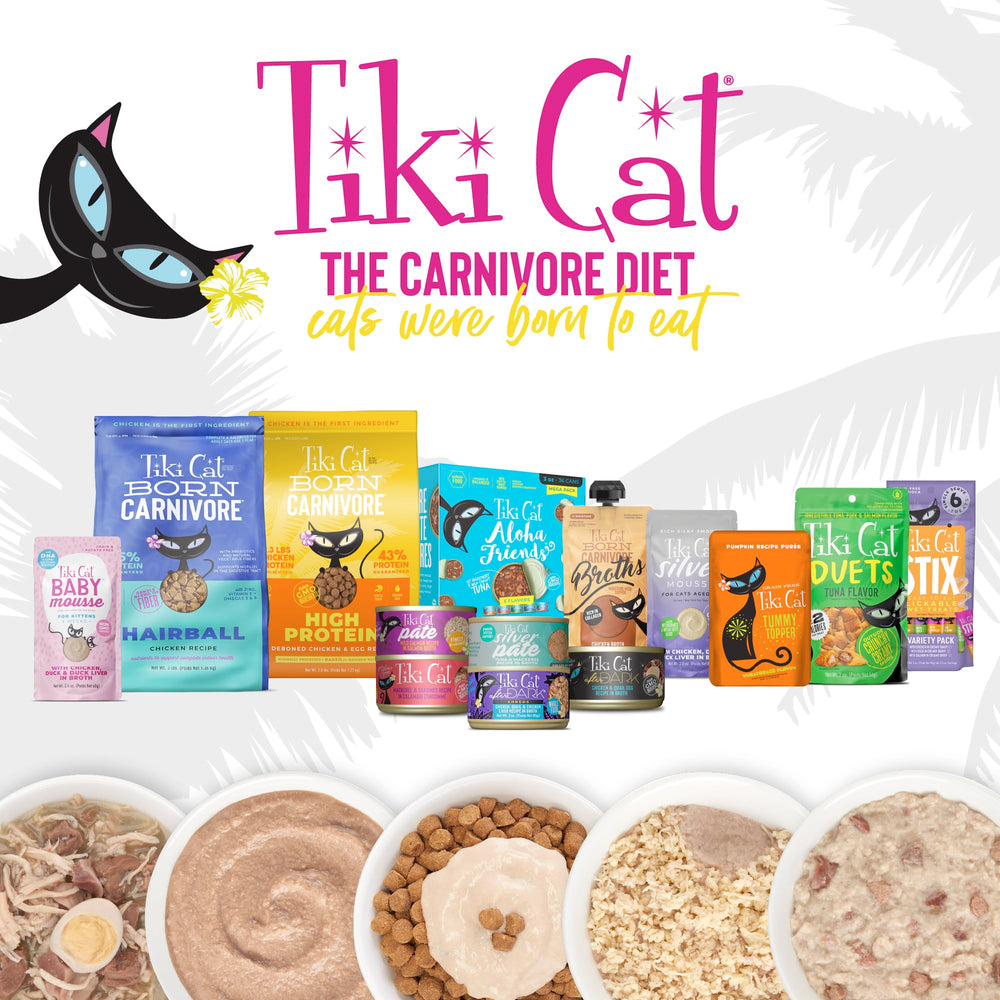 Tiki Cat Silver Paté, nutrición equilibrada para una dieta diaria.
