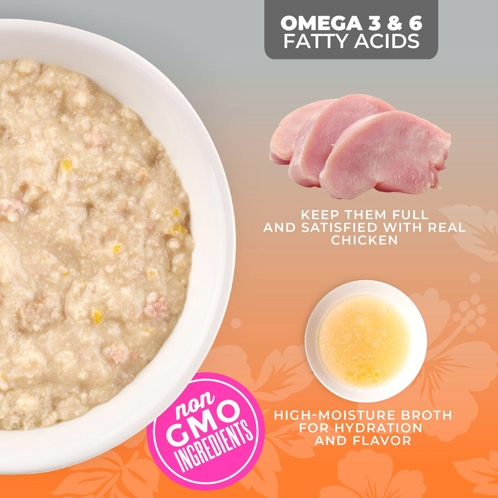 Proteína de pollo en paté para una dieta equilibrada.