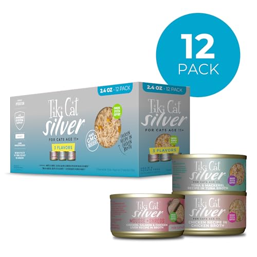 Tiki Cat Silver pollo real en caldo, ideal para hidratación diaria