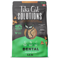 Tiki Cat Solutions bocado dental crujiente para higiene dental diaria.