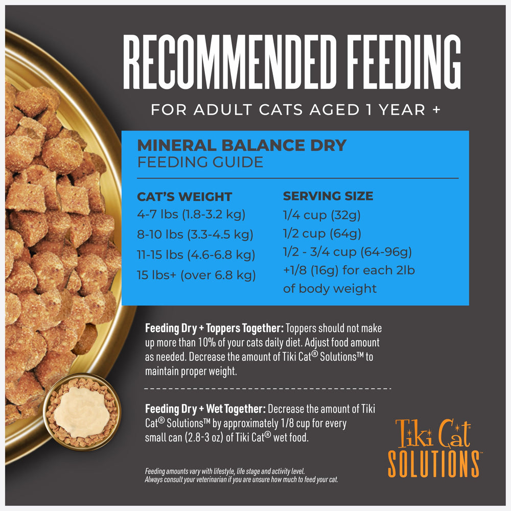 Tiki Cat Solutions formulado por veterinarios y nutricionistas para gatos adultos.