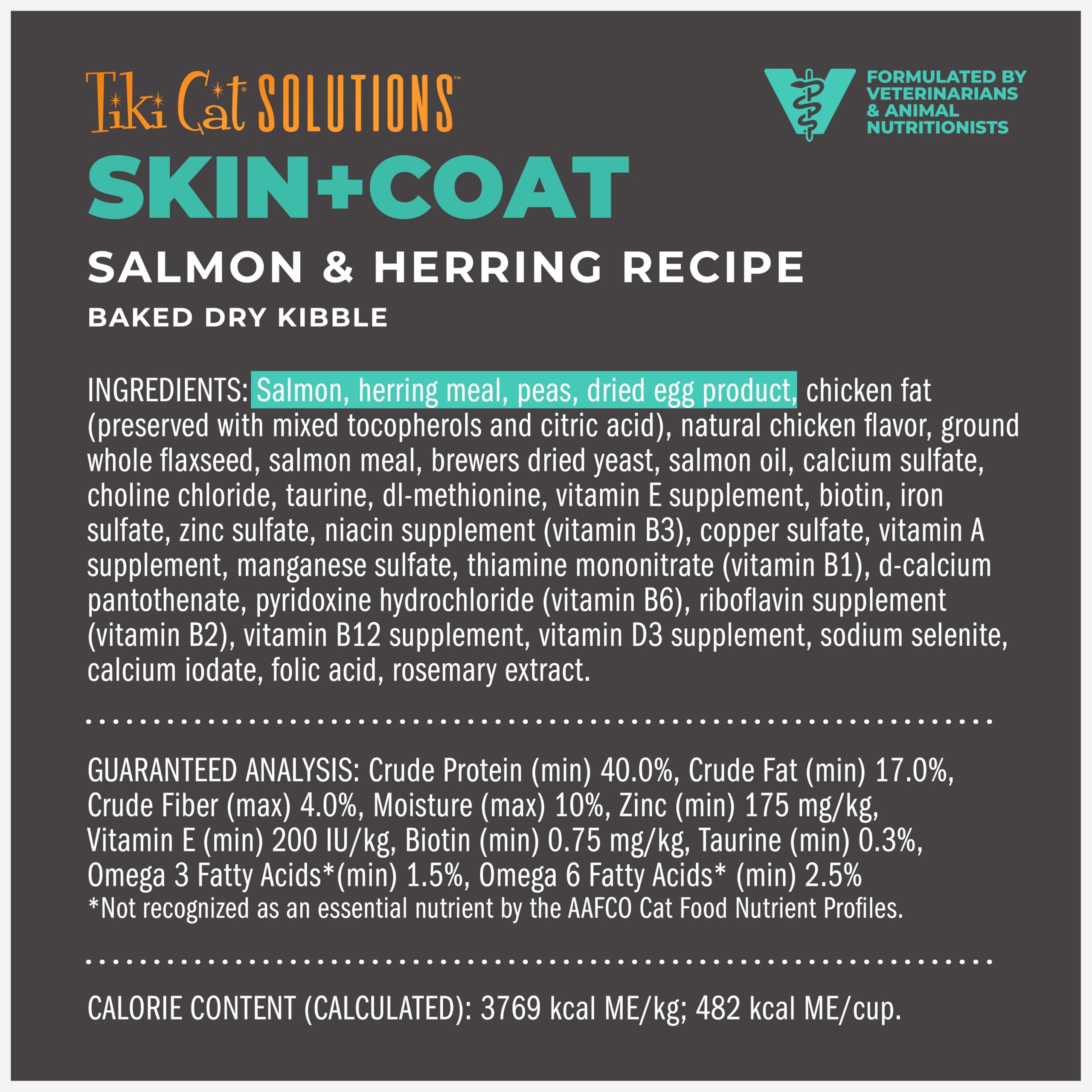 Tiki Cat Solutions Omega-3 y Omega-6 para la piel