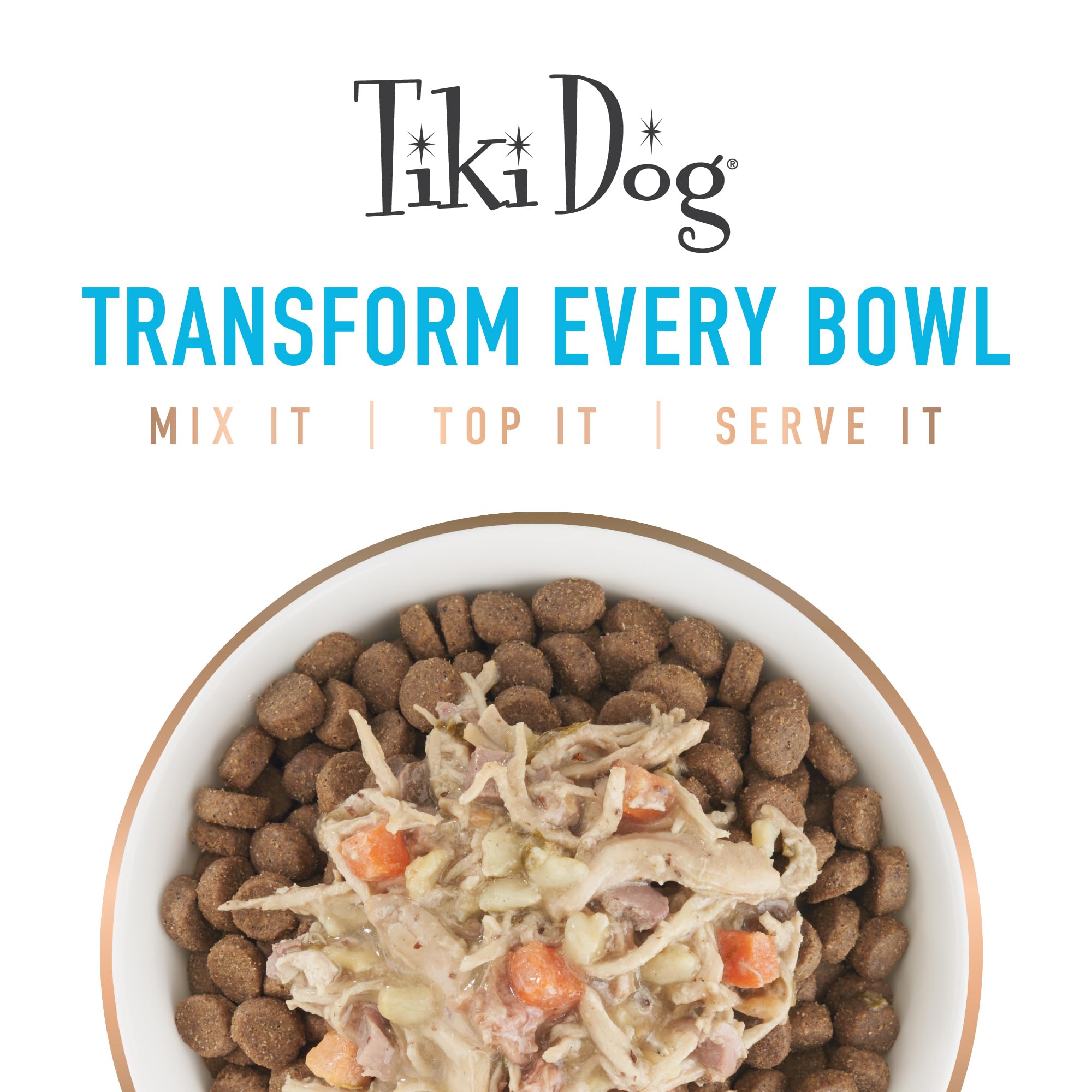 Tiki Dog Petites porciones pequeñas listas para servir en razas pequeñas
