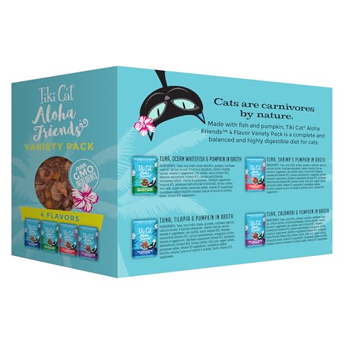 Tiki Pets Aloha Amigos: calabaza para fibra suave que cuida la digestión