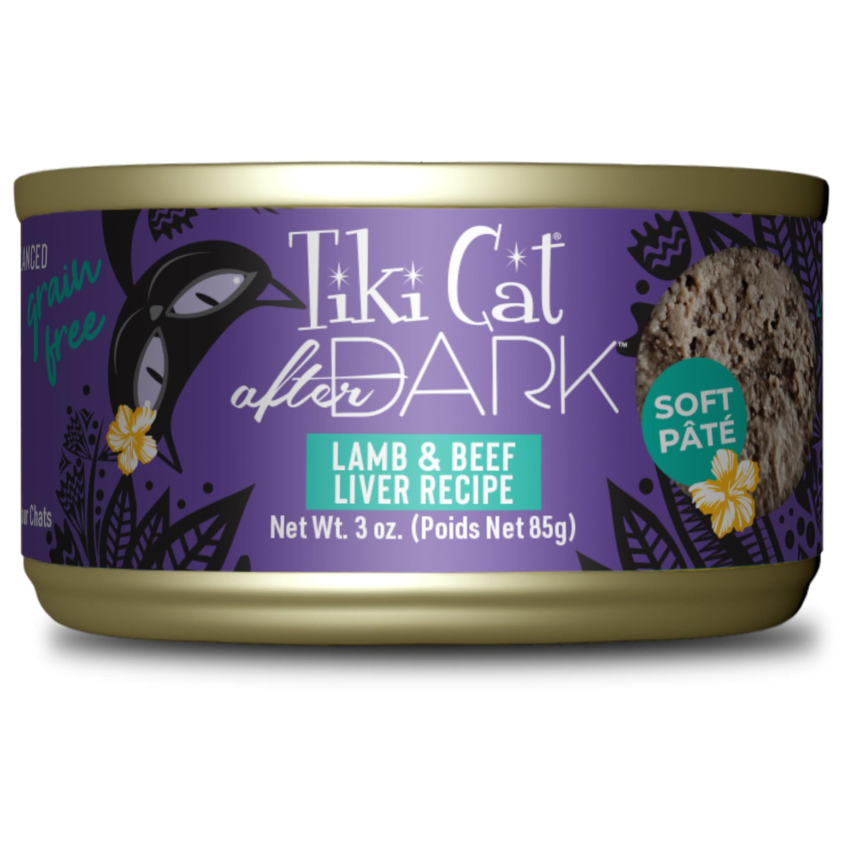 TIKI PETS Después de la Noche Paté con cordero, textura suave para comer con facilidad