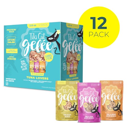 Tiki Cat Gelee con langostino para proteína y gusto intenso