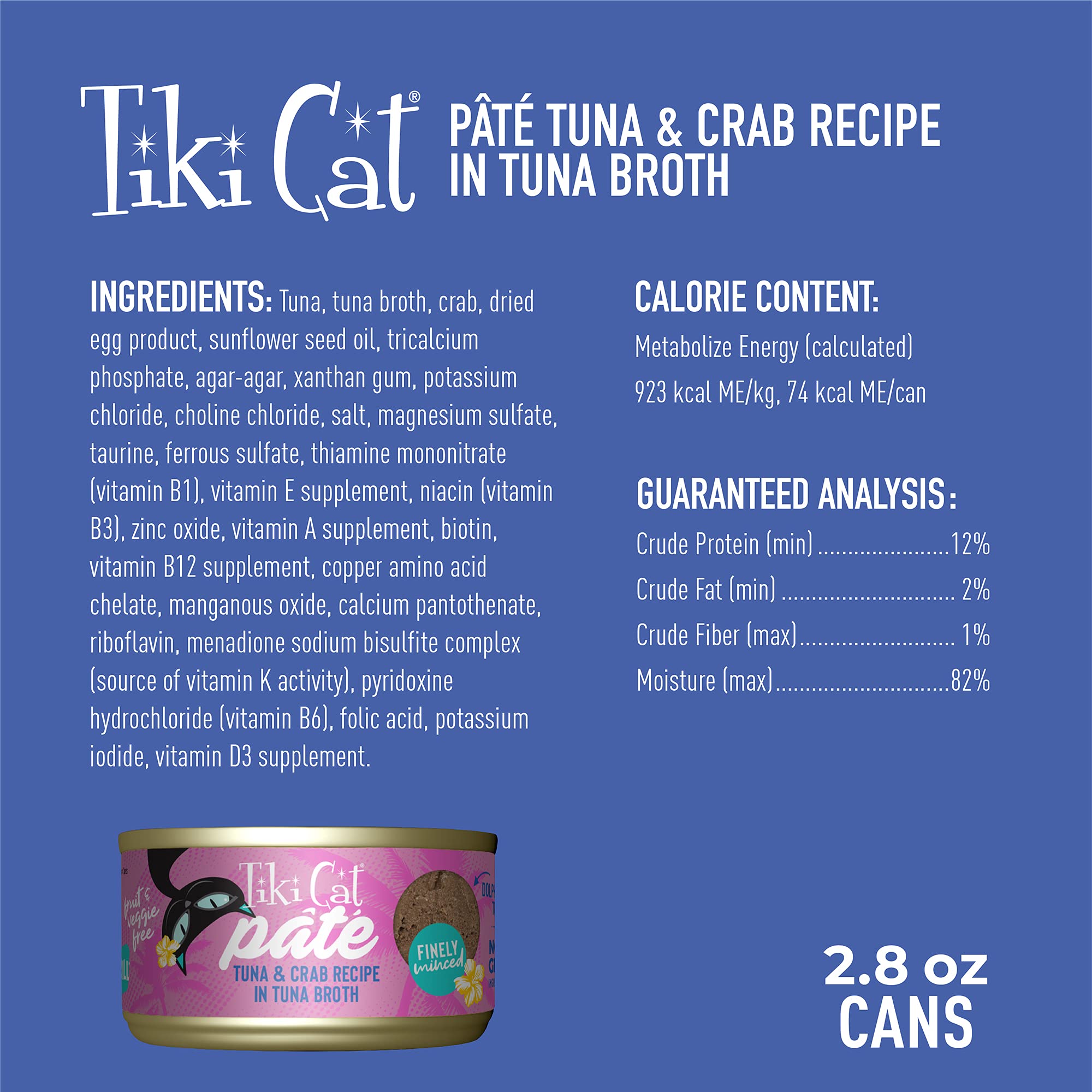 Tiki Cat Grill Pâté Color natural y jugoso para una experiencia gourmet y satisfactoria