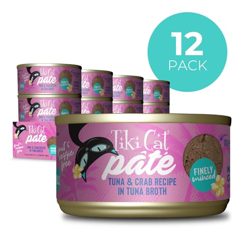 Tiki Cat Grill Pâté Textura finamente picada con caldo hidratante