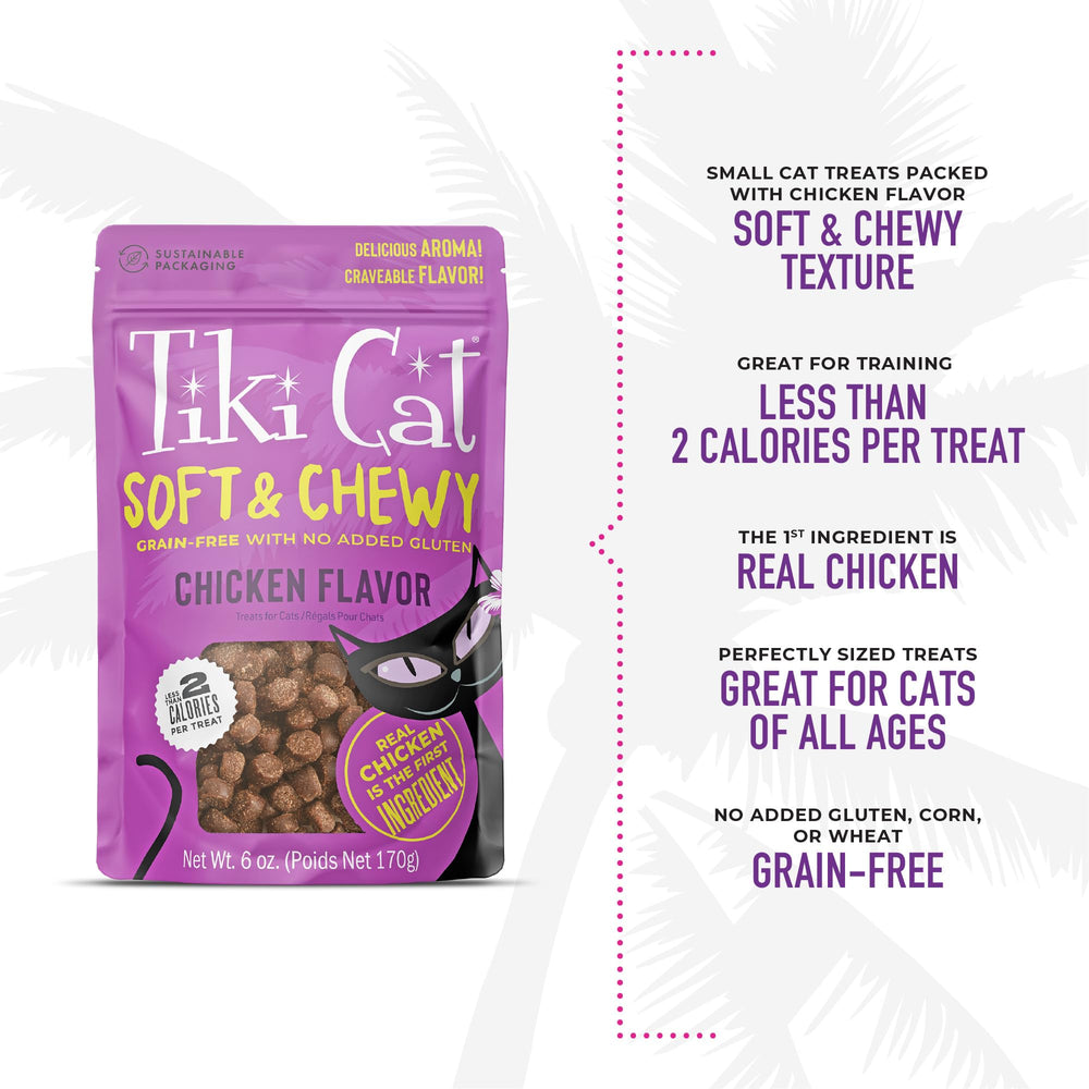 Sin gluten en golosinas TIKI PETS Soft Chewy