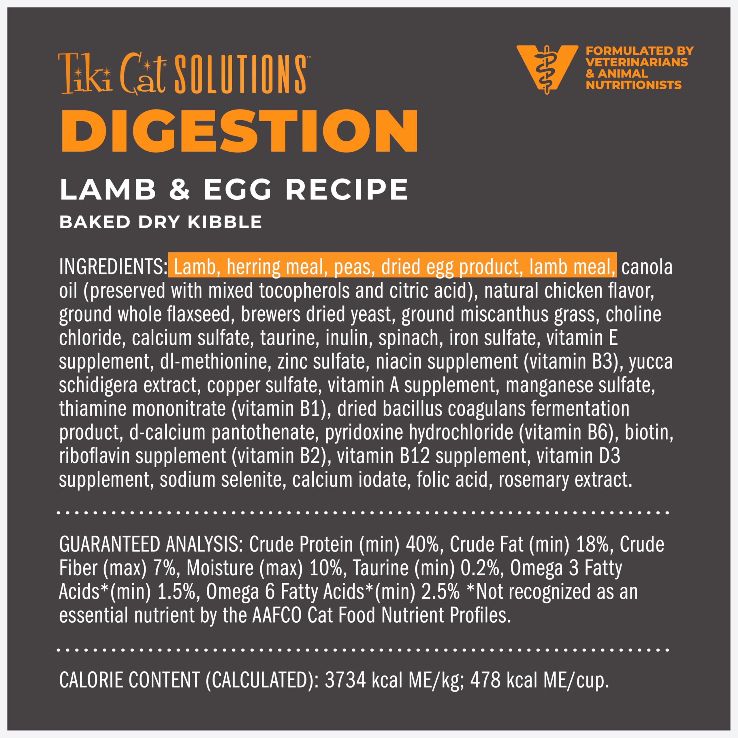 Textura crujiente de croquetas de Tiki Cat Solutions para gusto diario