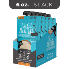 TIKI PETS Gato comiendo líquido nutritivo ayuda a beber más.
