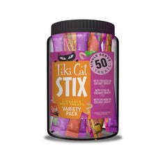 Tiki Cat Stix Mousse en tarro mega: variedad para gustos del gato.