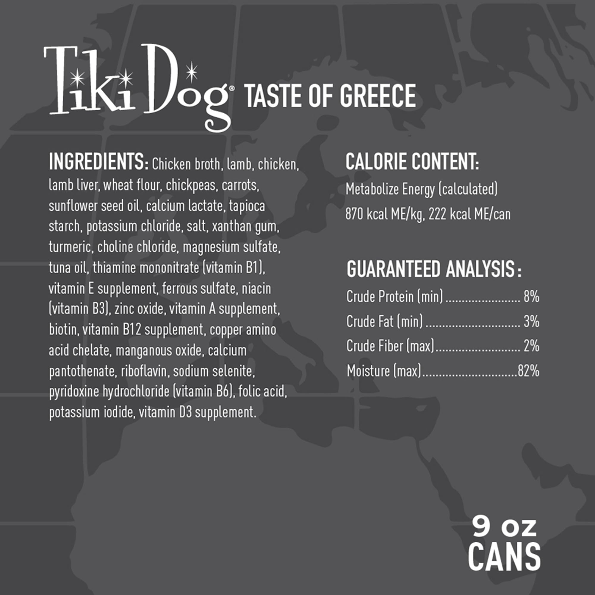 Envase reciclable de Tiki Dog para una opción de comida húmeda sostenible.