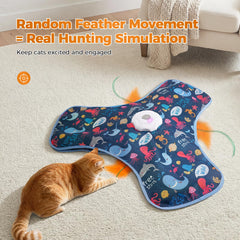 Tikibest Juguete Gato Interactivo con múltiples modos impulsa ejercicio diario.